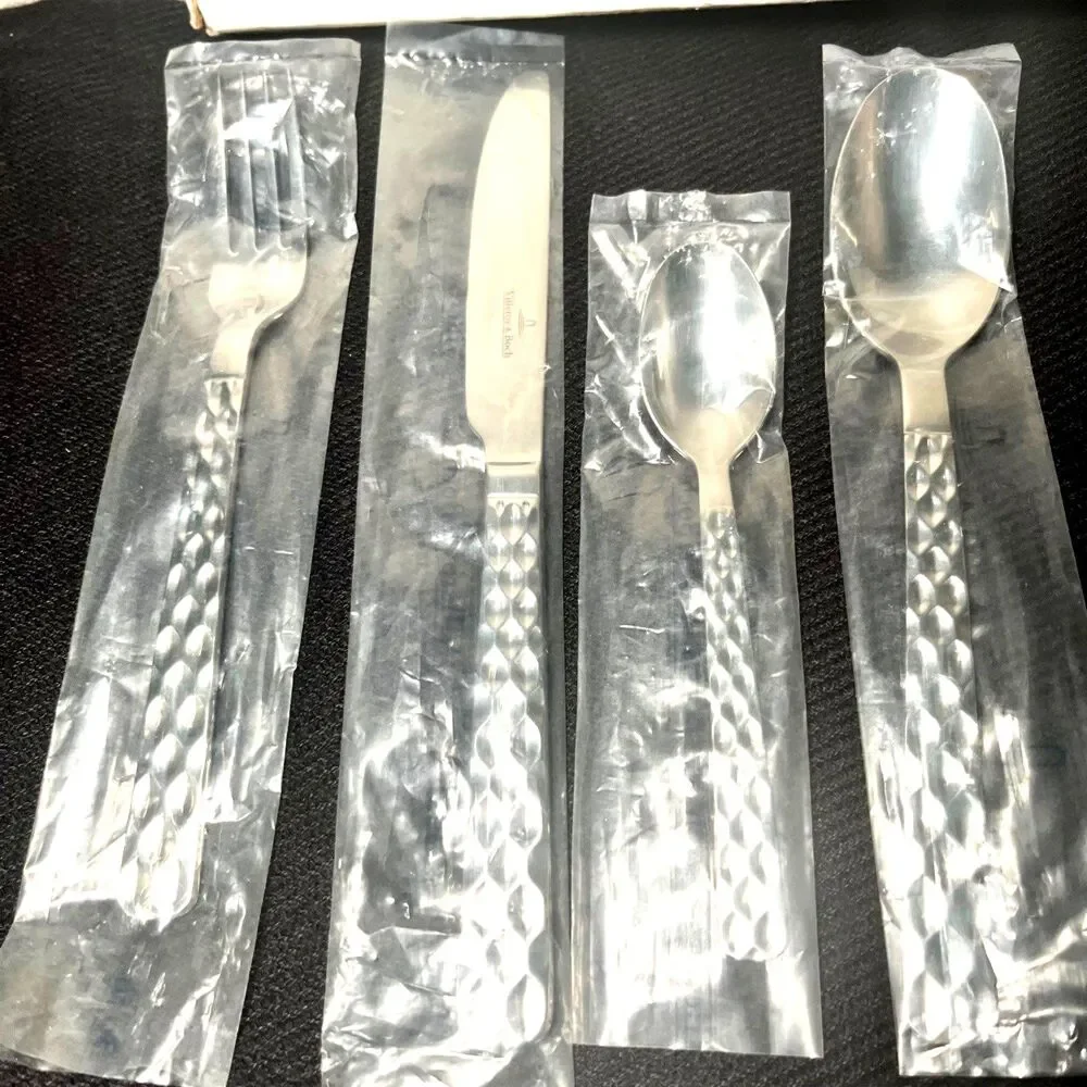 Villeroy & Boch 4 Piece Boston Stainless Steel Flatware Set - New